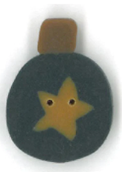 JABC - Primitive Blue Ornament (star)