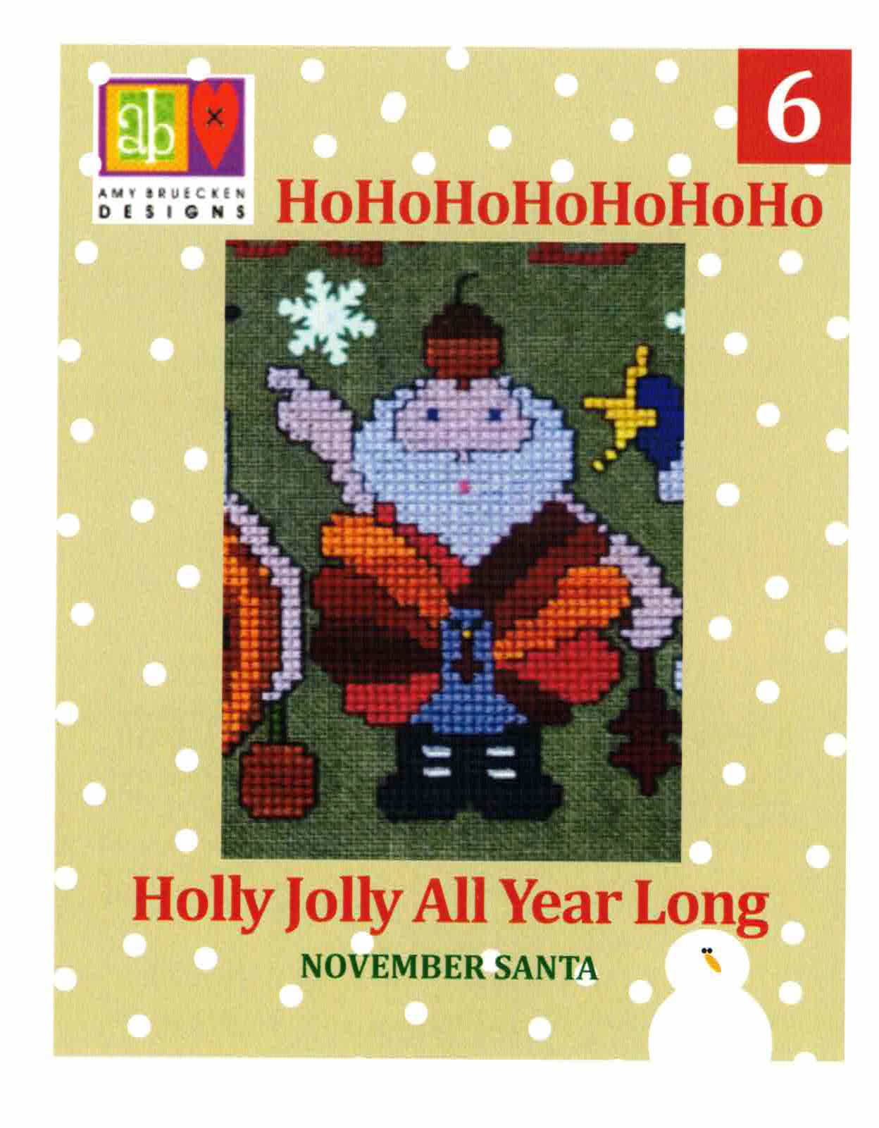 Amy Bruecken Designs - Holly Jolly All Year Long: November Santa