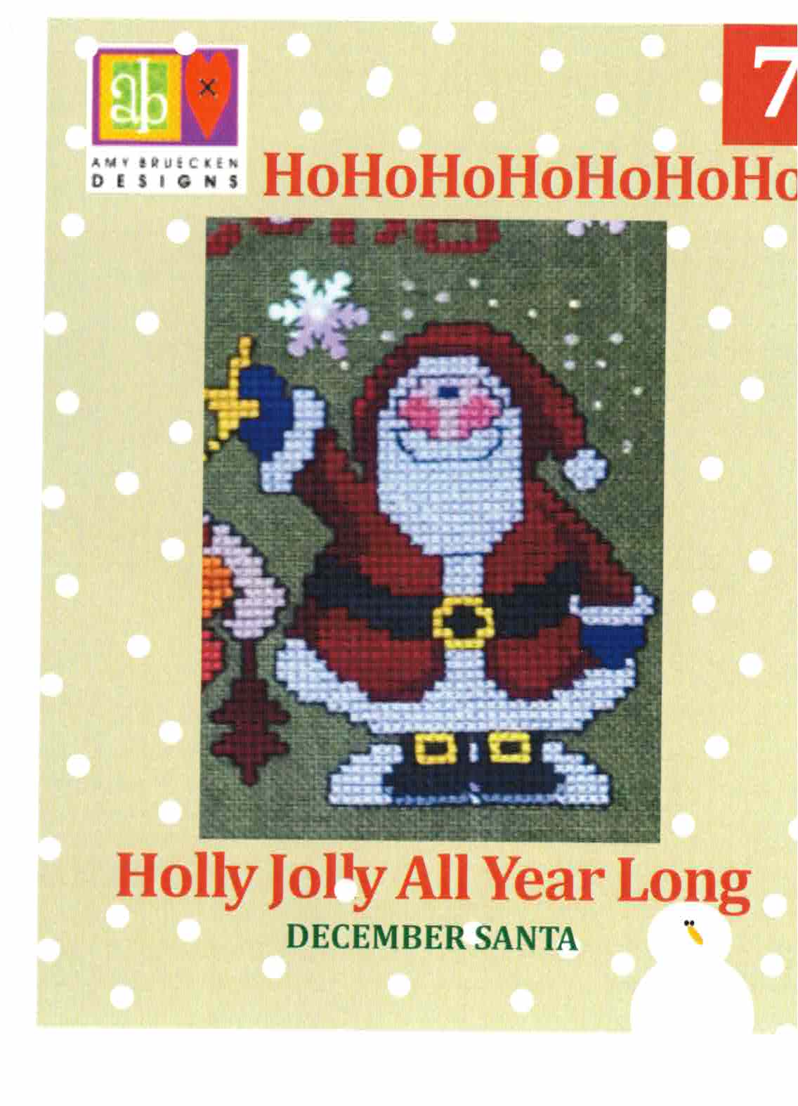 Amy Bruecken Designs - Holly Jolly All Year Long: December Santa