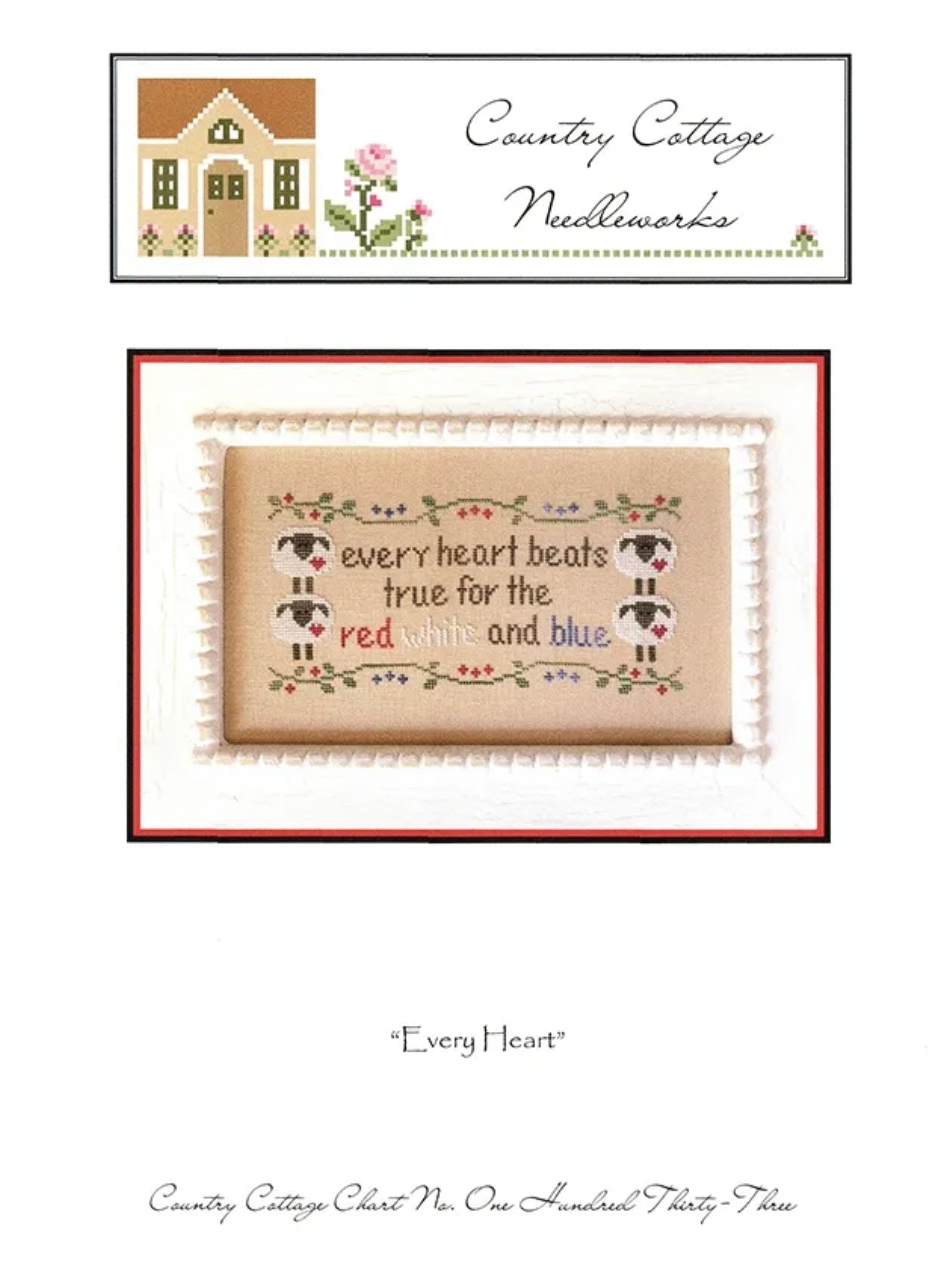 Country Cottage Needleworks - Every Heart