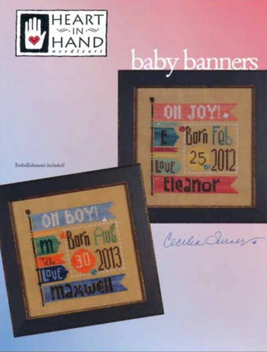 Heart in Hand - Baby Banners