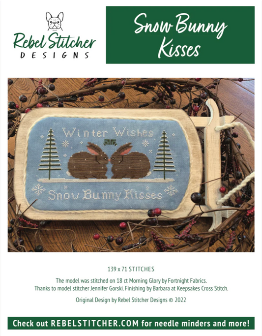Rebel Stitcher - Snow Bunny Kisses